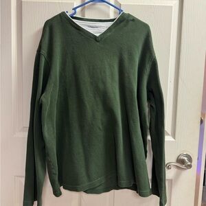 green men's sweater